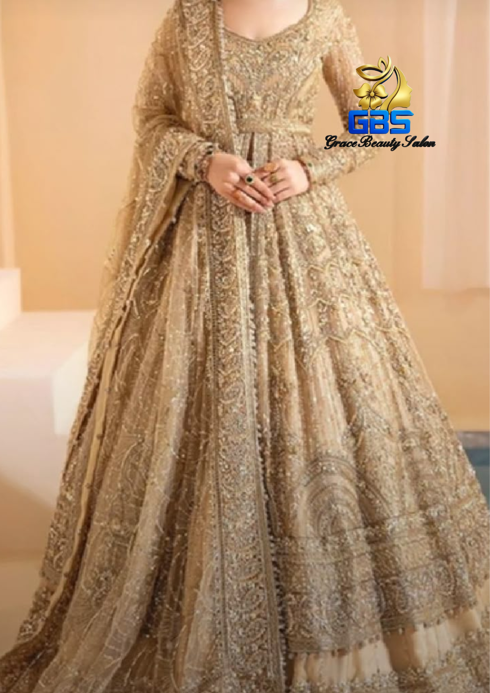 Golden Lehenga with Dupatta