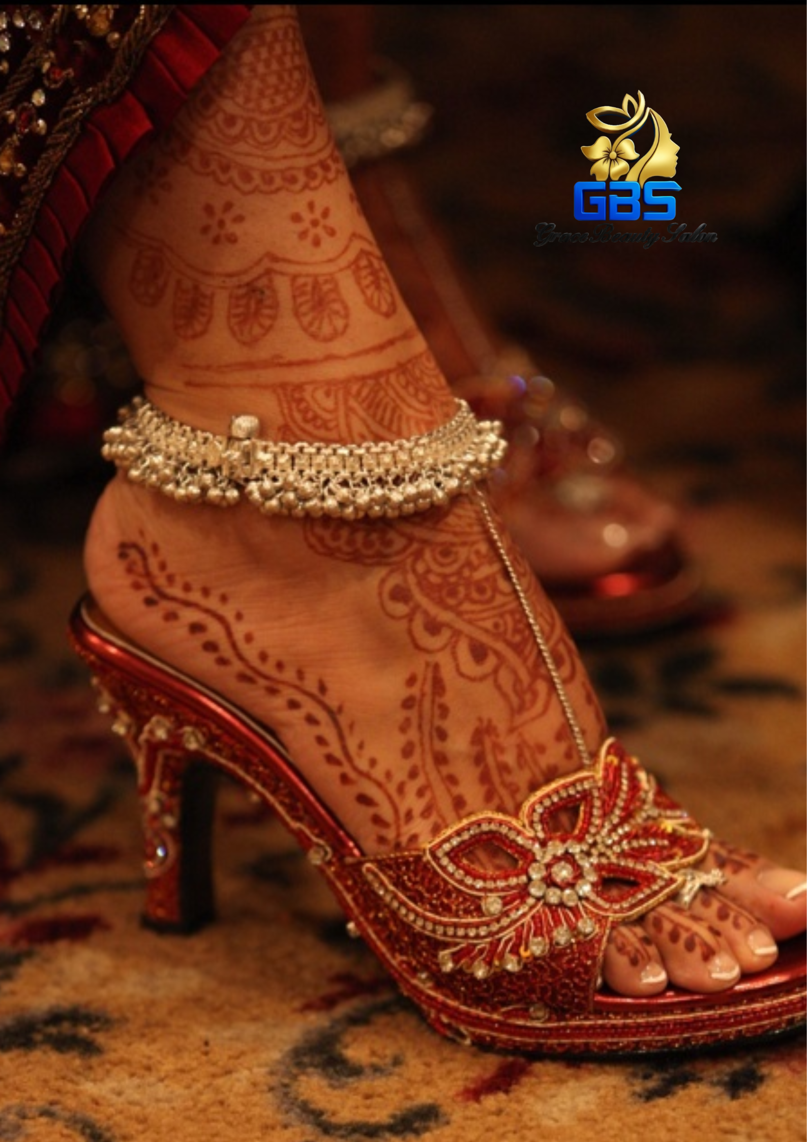 Silver Anklet Pair